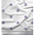 thumbnail image 1 of Soimoi Silk Fabric Leaves & Floral Block Decor Fabric Printed Yard 42 Inch Wide, 1 of 3