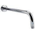 thumbnail image 4 of Replacement Shower Arm - Extra Long Stainless Steel 16.39 Inch Shower Rain Head Arm Replacement Flange Set Wall Fixed, Chrome Finish, 4 of 8