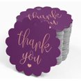 thumbnail image 4 of Inkdotpot Rose Gold Foil Paper Hang Tags Thank You Bridal Shower Favor Tags 100 Piece, 4 of 6