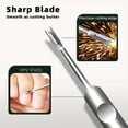 thumbnail image 1 of Nail 2 Stainless Steel Cuticle Trimmer Dead Skin Remover Tool for Manicure Pedicure Grooming Kit, 1 of 6