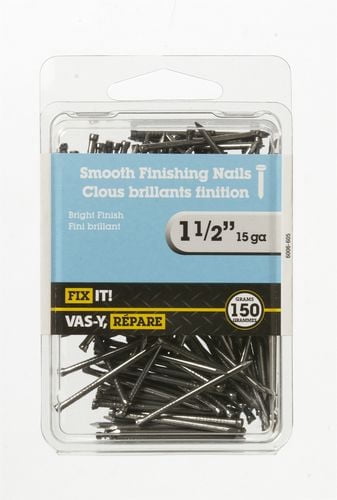1-1/2" (15Ga) Bright Finish Nail 150 Grames