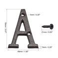 thumbnail image 2 of Unique Bargains 3 Inch Cast Iron House Letter Mailbox Address Sign Letter A, 2 of 5