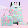 thumbnail image 4 of Ensemble de 3 Pcs Sac pour Ordinateur Grande Capacité Mode Femmes Nylon pour Cadeau (Rose), 4 of 6