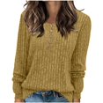 thumbnail image 2 of Babysbule Chandails pour Femmes Liquidation Mode Col Roulé Uni pour Femmes Manches Longues Style Ample Tricot Hauts Blouse pour Dames, 2 of 7