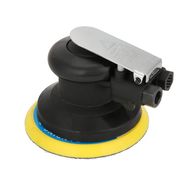 WALFRONT 5 Air Palm Orbital Sander Pneumatic Round Sander Random Hand Sanding , Air Sander, Random Orbital Sander
