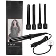 thumbnail image 1 of Curling Iron,5‑In‑1 Curling Iron LED Adjustable Temperature Curling Iron Curling Iron Wand Set Custom Engineered, 1 of 8