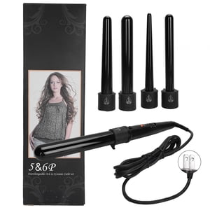 Curling Iron,5‑In‑1 Curling Iron LED Adjustable Temperature Curling Iron Curling Iron Wand Set Custom Engineered