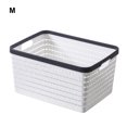 thumbnail image 4 of Maytalsory Premium And Nest-able Storage Solution For Desk Storage Basket Widely white m 1Set, 4 of 6