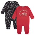 thumbnail image 1 of Gerber - 2pk Romper - Girl - Wish - Red 3-6M, 1 of 1