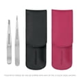 thumbnail image 2 of Tweezerman Petite Tweeze Set Assorted Colors: Black, Pink, 2 of 7