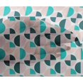 thumbnail image 4 of oneOone Viscose Chiffon Fabric Circle Geometric Printed Fabric 1 Yard 42 Inch Wide, 4 of 4