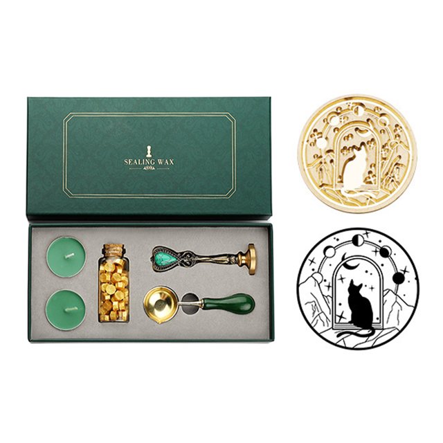 Zootealy Retro Letters Wax Seal Stamp Set Handmade DIY Envelope Seal Holiday Gift