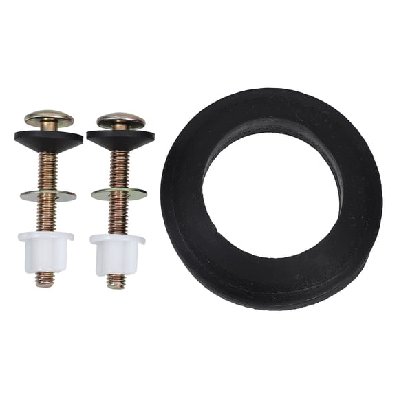 KAKOWELY toilet repair kit 1 Set Toilet Tank to Bowl Bolt Gaskets Kits Toilet Seat Replacement Kit Toilet Seat Repair Parts Toilet Seat Mounting Hardware for Toilet Seat Fixing Accessories