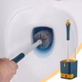 thumbnail image 4 of Multifunctional Wall Double Head Toilet Cleaning Brush Long Handle For Cleaning Without Dead Corners Built In Tray And Non Slip Base, 4 of 6