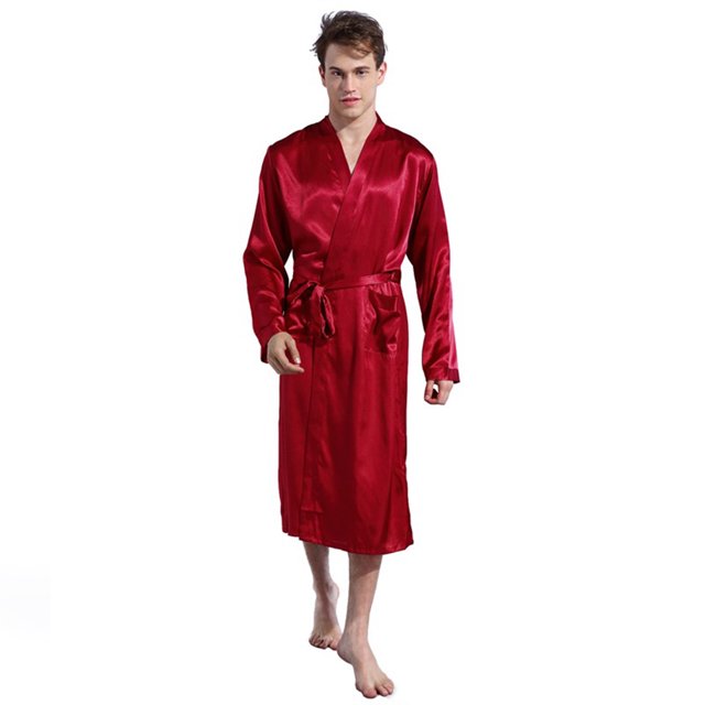 Fjucha Robes Cotton Bathrobes for Mens Soft Lightweight Unisex Bath Robes M-2XL