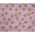 thumbnail image 4 of oneOone Polyester Lycra Blush Pink Fabric Floral & Flying Swan Block Sewing Material Printed Fabric By The Yard 56 Inches Wide, 4 of 4