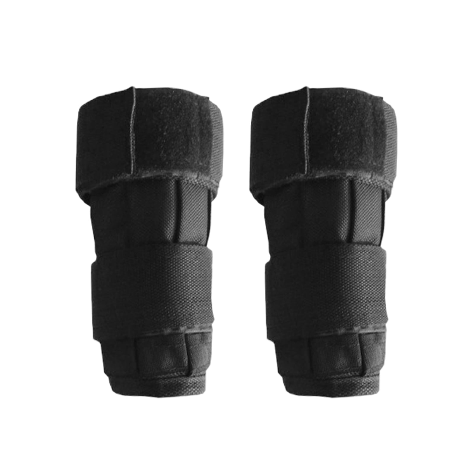 Amdohai 2 Paquets Charge Max 5/10 kg Poignet Réglable Oxford Pondéré Cheville Poids d'Exercice Enveloppes de Charge Entraînement de Force (Vide)
