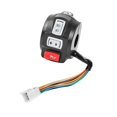 thumbnail image 4 of Almencla Electric Bicycle Headlight Turn Switch Button Replaces Easy to Install Spare Parts Handlebar Control Switch for Tricycle Left, 4 of 8
