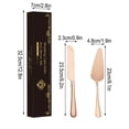 thumbnail image 3 of Sentmoon Silverware Sets Spoons and Forks Set Utensils Set Stainless Steel Bread Knife Cake Knife Cake Cheese Pizza Spatula -Plated Long Thick Cutlery Gift Set, 3 of 3