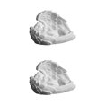 thumbnail image 4 of Maytalsory Resin White Angel Statue Elegant Desktop Decor Collection Window Props for Christmas lie down left think 2Set, 4 of 6