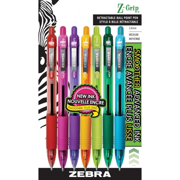 ZEBRA Z-Grip Retractable Ballpoint Pens