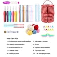 thumbnail image 4 of Crochet Hook Set with Bag Portble Knitting Needles Set Bag Removable Knitting Tote Bag for Sewing Tools Accessories Gift, 4 of 6