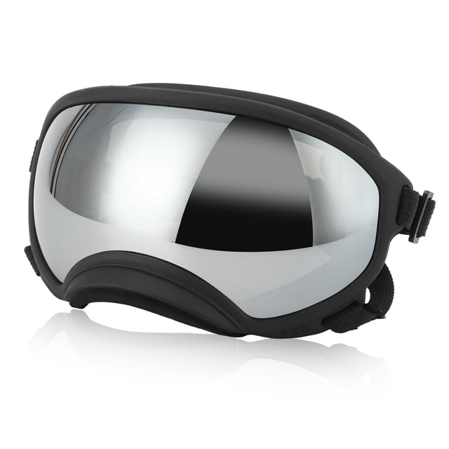 Large Dog Goggles, Protection Windproof Dog Sunglasses With Adjustable Strap, Snowproof Eye Wear Protection Goggles Pet Glasses For Medium Large Dog Travel Skiing