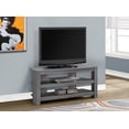 thumbnail image 2 of Monarch Specialties Tv Stand, 42 Inch, Console, Media Entertainment Center, Storage Shelves, Living Room, Bedroom, Laminate, Grey, Contemporary, Modern, 2 of 2