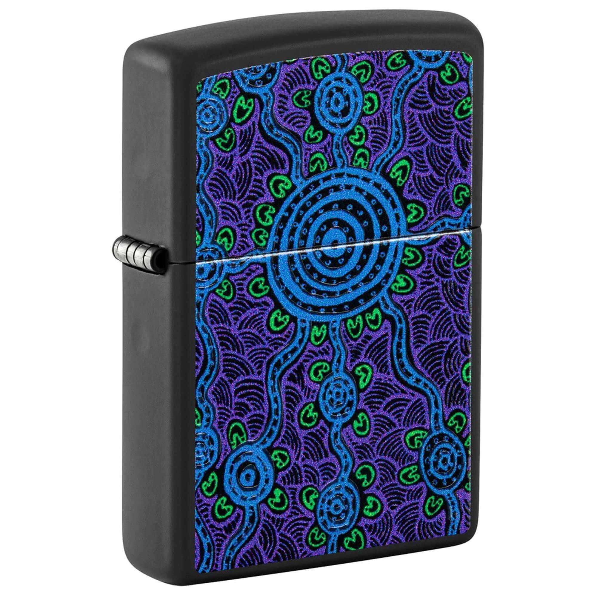 Zippo 48625 John Smith Gumbula Black Matte Windproof Pocket Lighter