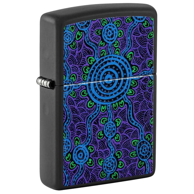 Zippo 48625 John Smith Gumbula Black Matte Windproof Pocket Lighter