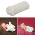 thumbnail image 4 of Coofit 2 Pcs Emmaillotage pour Bébé Mode Coton Extensible Accessoire Photo pour Bébé avec 3 Bandeaux, 4 of 10