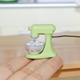 thumbnail image 3 of HILABEE 1:12 Scale Dolls House Miniature Electric Food Mixer Model Green, 3 of 5