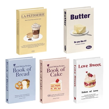 5 Pcs Faux Livres en Papier Ornements Déco Livres Accessoires de Photographie Livres de Simulation