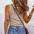 thumbnail image 4 of Liquidation d'Économies! Débardeur d'Été pour Femmes BEFOKA, Débardeur Décontracté pour Femmes, Débardeur Ajusté Sans Manches à Col Rond Confortable en Tricot Uni pour Femmes, 4 of 5