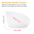 thumbnail image 3 of Unique Bargains Car Rearview Right Side Heated Mirror Glass 13396527 W/ Backing Plate for Chevrolet Cruze 2016-2019, 3 of 7