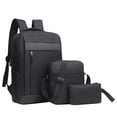 thumbnail image 1 of IFNWSV Backpack Three Piece Set, Large Capacity USB Student Backpack, Suitable for School and Outdoor Travel, Computer Bag for Men and Women with Large Capacity, 1 of 4