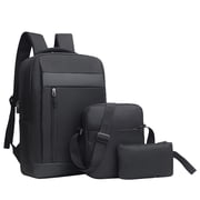 EGNMCR Backpack Three Piece Set, Large Capacity USB Student Backpack, Suitable For School And Outdoor Travel, Computer Bag For Men And Women With Large Capacity backpack backpack