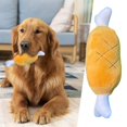 thumbnail image 2 of Plush Double Bone Chicken Leg Tooth Grinding Soundmaking Toy Pet Supplies, 2 of 5