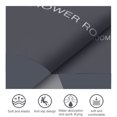 thumbnail image 4 of Maplenight Faux Diatomite Coating Bath Rug Rectangle Super Absorbent Quick Dry Non Slip Rubber Backing Washable Bathroom Floor Rugs Shower Rug Shower Mat 16x24in Modern Style Gray, 4 of 9