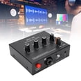 thumbnail image 3 of Microphone Preamp, Dynamic Microphone Preamp Mic Gain Booster, Dynamic Condenser XLR 3.5mm 6.35mm Inputs Outputs Mic Pre Amp for Stage Studio, 3 of 7