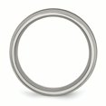 thumbnail image 2 of Titanium Polished w/Black Carbon Fiber Inlay 8mm Band Size 9, 2 of 6