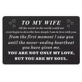 thumbnail image 1 of Engraved Metal Greeting Card Postcard Business Card Wallet Clip Card, 1 of 1