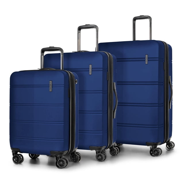 Swiss Mobility - Collection LAX - Ensemble de 3 Valise avec Coque rigide, légère et résistante en ABS/PC