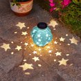thumbnail image 2 of Bdday Night Light Solar Outdoor Table Lantern Flickering Flame Light Round Pot with Warm Yellow Garden Led Tabletop Lamp Decorative for Garden Yard Office Lamp, 2 of 6