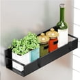 thumbnail image 3 of Chmadoxn Kitchen Storage & Organization, Closet Organizers and Storage, Magnetic Spice Storage Rack Organizer For Refrigerator And Oven, Black Fridge Organizers And Storage Storage rack, 3 of 5
