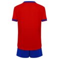 thumbnail image 2 of YiZYiF Kids Boys Football Set Pcs Quick Dry Gradient Jersey And Shortsteam Practice Costume Outdoor Tracksuits Red S, 2 of 7