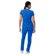 thumbnail image 2 of Adar Addition Go-Basic Scrub Set For Women - Slim V-Neck Scrub Top & Skinny Cargo Scrub Pants, 2 of 7