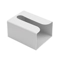 thumbnail image 3 of Dvruxg Wall Mounted Tissue Box Holder, Punch-Free Kitchen Bathroom Paper Organizer(Gray), 3 of 5