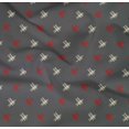 thumbnail image 4 of oneOone Organic Cotton Poplin Twill Fabric Hash Sign Kasuri Printed Craft Fabric BTY 42 Inch Wide, 4 of 4