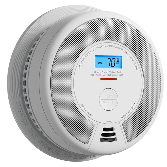 X-Sense Smoke and Carbon Monoxide Alarm Combo, 10-Year Battery Powered Detector, UL 217 & UL 2034 Certified, SC07, 1-Pack